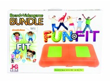 子供向けフィットネスゲームはオリジナルカラーのバランスWiiボードで 画像