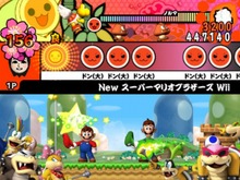 『太鼓の達人Wii みんなでパーティ☆3代目!』にマリオとルイージ、クッパ軍団が登場 画像