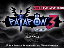 100時間も遊べちゃう『パタポン3(仮)』体験版が新年より配信 画像