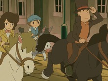 『レイトン教授と奇跡の仮面』、新モード「きょくげいウサギ」「乗馬モード」のプレイ動画公開 画像
