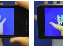 手のひらに初音ミクを3D表示……KDDI、3Dオブジェクトを表示する「手のひらAR」をデモ展示 画像
