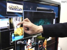 【FINETECH JAPAN 2011】108インチまでの大型ディスプレイでタッチ操作が可能に……マルチタッチ・メディアボード 画像
