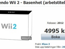 スウェーデンの小売店でWii 2の予約が開始!? 画像