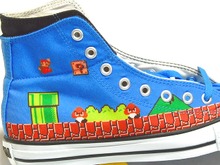 ゲーム画面がそのままシューズになった!?「ALL STAR SUPER MARIO BROS. CS HI」・・・週刊マリオグッズコレクション第149回 画像