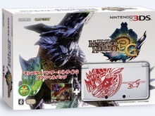 『モンスターハンター3(トライ) G』限定3DS本体がセットになったスペシャルパック発売決定 画像