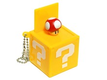ブロックを叩いてアイテムが飛び出すアクションを体感「NewスーパーマリオブラザーズWii ハテナブロックアクションマスコット」・・・週刊マリオグッズコレクション第157回 画像