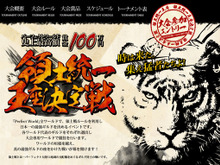 史上最高賞金100万円『パーフェクトワールド -完美世界-』「領土統一王座決定戦」の特設サイトを公開 画像