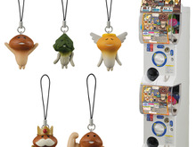 「なめこ」がミニフィギュアストラップに！「なめこんふんふストラップ」ガシャポンで登場 画像