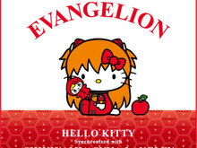 エヴァンゲリオンとハローキティがコラボ!キティちゃんが綾波レイ&アスカに 画像