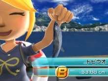 『ファミリーフィッシング』8匹目の放流魚は「トビウオ」 画像