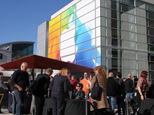 【GDC2012】アップルの新型iPad、会場は報道陣で埋め尽くされる 画像