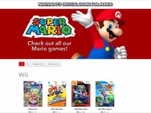 米任天堂、『スーパーマリオ』オフィシャルサイトで神経衰弱&クイズを公開 画像