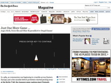ゲームの中毒性を知るには遊ぶのが一番！NYTimesが広告も撃ち落とせるシューティングを掲載  画像