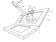 任天堂、3DSの上画面をタッチペンで操作する特許を出願 画像