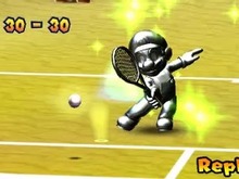 『マリオテニス オープン』ヨッシー全色解禁、メタルマリオも隠しキャラとして参戦！ 画像