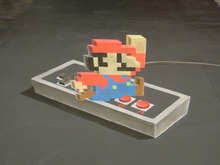 地面に描かれたマリオができるまで ― 巷で話題のチョークアート 画像