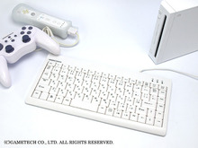 ゲームテック、Wii/PS3のオンラインゲームに最適な「ミニUSBキーボード」発売 画像