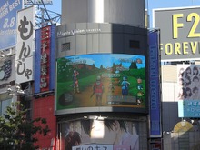 【ドラクエX発売】渋谷スクランブル交差点をドラクエがジャックした 画像