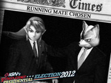リンクは副大統領候補にマリオではなくフォックスを指名 ― ゲームキャラ大統領選挙 画像
