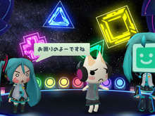 『みんなといっしょ』×『初音ミク -Project DIVA- f』コラボ!はちゅねミクとトロが一緒にダンジョンを冒険 画像