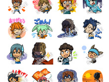 『イナズマイレブンGO2』可愛いキャラクタースタンプをLINEで無料提供 ― イラストは新規描き下ろし 画像