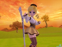 『スカッとゴルフ パンヤ』と「劇場版魔法少女まどか☆マギカ」がコラボ、キャラボイスもあり 画像
