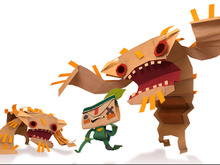 【台北国際ゲームショウ 2013】PS Vitaの機能をフルに生かした『Tearaway』、「リアル」と「ゲーム」の世界をつなぐゲームの全貌に迫る 画像