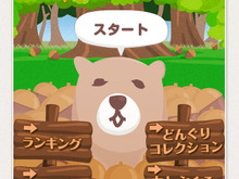 ゆるすぎるキャラ「ドングリ」を投げ入れる新感覚ゲーム『どんぐりポイポイ』配信 画像