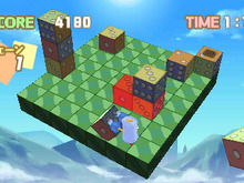 3DS新作『コロケス』、サイコロを「押す・引く・回す」で消していくアクションパズル 画像