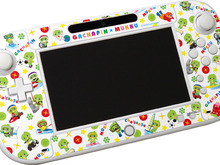 ガチャピン＆ムック柄がかわいい、Wii U GamePad用「保護シートセット」 画像