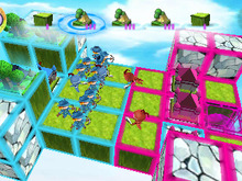 キュートなキャラがキューブでバトル!3DS『peakvox CUBE タクティクス』配信開始 画像