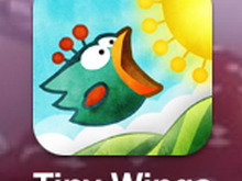 【あぴゅレビュ!】第26回 ツルンとフワンが快感の空飛ぶアクションゲーム『Tiny Wings』がランク再浮上中 画像