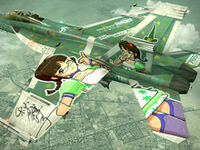 プロデューサー、律子F/A-18F・あずさF-14D出撃ですっ！ 画像