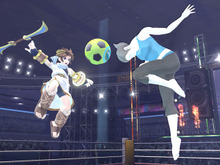 『大乱闘スマッシュブラザーズ for 3DS / Wii U』Wii Fit トレーナーの新たな必殺ワザ「ヘディング」が判明 画像