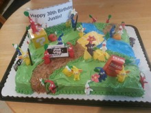 誕生日にこんなケーキはいかが?手作りの『ピクミン3』ケーキが羨ましすぎる出来 画像