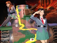 【東京ゲームショウ2013】実物大戦車も登場!「World of Tanks×ガールズ&パンツァー」コラボ宣言記者会見 画像