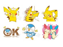 「LINE」スタンプショップにピカチュウやポッチャマが登場、待望のポケモンスタンプ第2弾リリース 画像