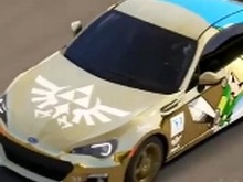 ゴールド&ブルーのツートンカラーが映える「ゼルダ」カスタムカー、『Forza Motorsport 5』でファンが作成 画像
