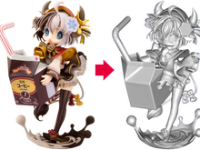 雪印コーヒー擬人化キャラクター「ゆきこたん」の3Dデータが公開、「酪農と乳の歴史館」にゆきこたんグッズが大集合 画像