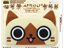 ハンターの必需品？アイルーの顔型「アイルーポーチ」登場 ― 発売元はホリ、3DS・3DS LL本体に両対応 画像