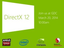 Microsoftが次期API「DirectX 12」の詳細を今月末のGDC 2014にて公開、Direct3Dの未来に関するセッションも 画像