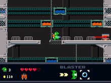 『洞窟物語』を手がけた開発室Pixelの新作2Dアクション『ケロブラスター』配信開始 画像
