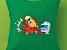 『パックマン』や『マッピー』が誰でも楽しめる刺繍に！書籍『GAME&STITCH! クロスステッチで楽しむレトロゲーム』が発売 画像