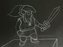 『ゼルダの伝説 神トラ2』のチョークを使ったストップモーション動画が巧みの技 画像
