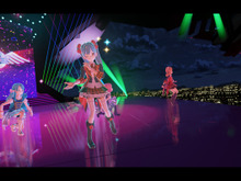 「AKB0048」のライブシーンと「アクエリオン」のメカシーンが融合した「Project Morpheus」向けデモがTGS2014に出展 画像