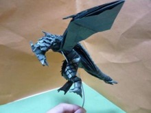 私の知ってる折り紙と違う…『MH4G』発売より一足早く、セルレギオスが折り紙で登場 画像