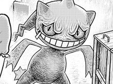 漫画家 伊藤潤二氏のポケモンホラーイラストが公開 ─ あの「ジュペッタ」が恐ろしい表情に 画像
