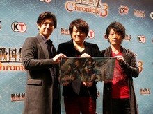 ゲスト声優による生アフレコも！『戦国無双 Chronicle 3』完成発表会レポート…TVアニメ化発表やNew3DSでの実機デモなど 画像