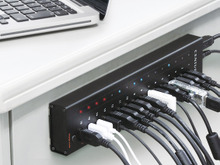USB3.0に対応した16ポートのUSBハブ登場！急速充電が可能なチャージモードも搭載 画像