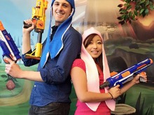 スプラトゥーン風ニット帽をEtsyで発見！米国任天堂公式Youtube番組のパーソナリティも購入し着用写真を披露 画像